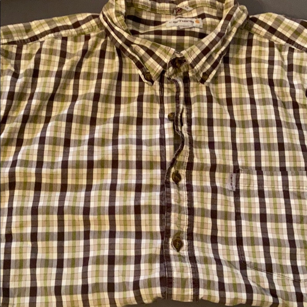 Carhartt men’s short sleeve button down